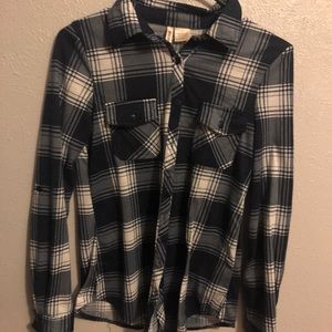 Plaid button up